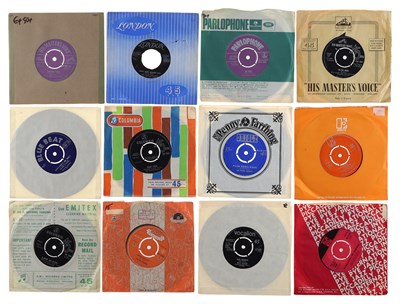 Lot 1130 - 50'S AND 60'S ROCK 'N' ROLL, ROCKABILLY, POP AND SOUL 7" COLLECTION MOSTLY UK PRESSINGS