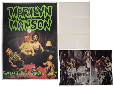 Lot 138 - POSTERS INC ALICE COOPER SIGNED.