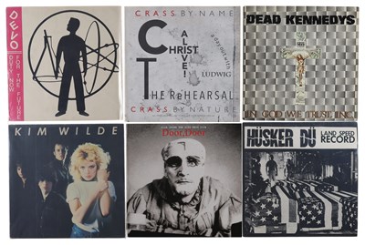 Lot 1024 - PUNK - NEW WAVE - INDIE - COOL POP - LP AND 12" SINGLE COLLECTION - DEAD KENNEDYS, HUSKER DU, CRASS
