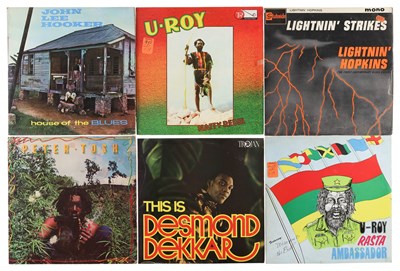 Lot 1178 - SOUL - BLUES - REGGAE - JAZZ - LP COLLECTION - LIGHTNIN' HOPKINS, U-ROY, JOHN LEE HOOKER