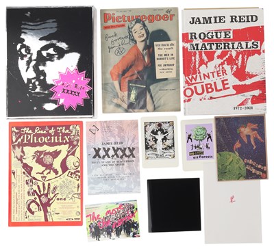 Lot 443 - SEX PISTOLS - JAMIE REID - SIGNED MAGAZINE / COLLECTABLE BOOKS.