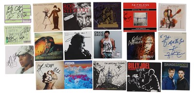 Lot 203 - ROCK AND POP - SIGNED MEMORABILIA INC FAITHLESS / FEEDER / KATIE MELUA AND MORE.