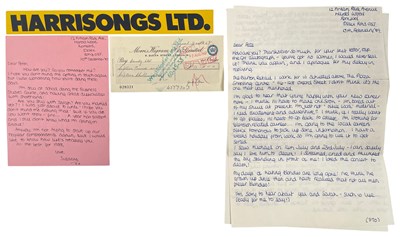 Lot 306 - THE BEATLES - YOKO ONO SIGNED CHEQUE.