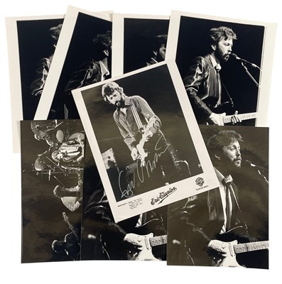 Lot 260 - ERIC CLAPTON - SIGNED 8X10" PHOTO.