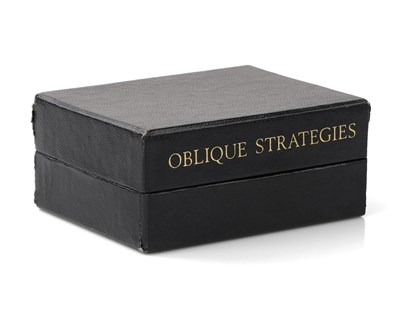 Lot 465 - BRIAN ENO/PETER SCHMIDT OBLIQUE STRATEGIES.