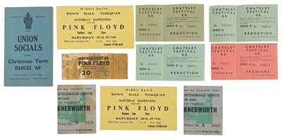 Lot 278 - PINK FLOYD - TICKET STUB RARITIES.