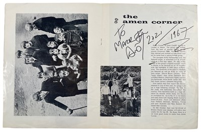 Lot 276 - JIMI HENDRIX/PINK FLOYD/AMEN CORNER ORIGINAL 1967 PROGRAMME - SIGNED BY NICK MASON.
