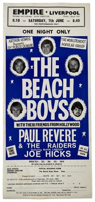 Lot 87 - THE BEACH BOYS - ORIGINAL HANDBILL.