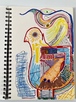 Lot 463 - PETER GREEN - SKETCHBOOK WITH ORIGINAL ART.