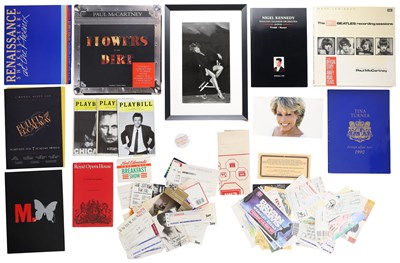 Lot 35 - MUSIC MEMORABILIA - PROGRAMMES / TICKETS / PHOTOS.