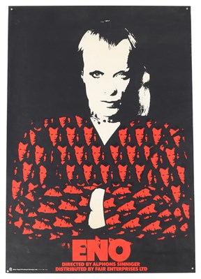 Lot 161 - BRIAN ENO - 1973 DOCUMENTARY POSTER.