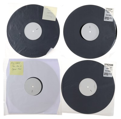 Lot 40 - MIKE OLDFIELD - MUSIC FOR THE OPENING CEREMONY 2012 OLYMPICS; MAN ON THE ROCKS; PLATINUM - WHITE LABEL TEST PRESSINGS