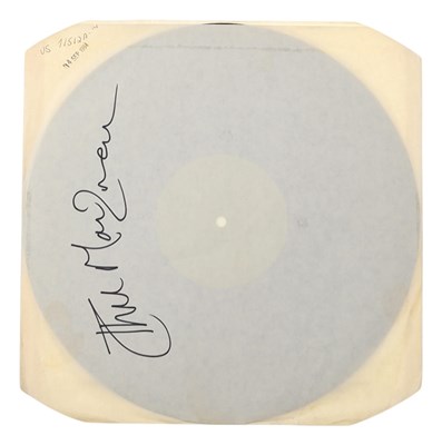 Lot 46 - PHIL MANZANERA - WHITE LABEL TEST PRESSING SIGNED BY PHIL MANZANERA.