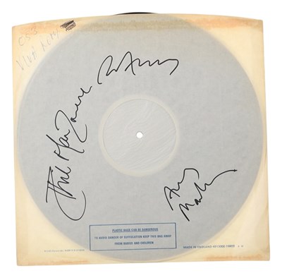 Lot 52 - ROXY MUSIC - VIVA! ROXY MUSIC - WHITE LABEL TEST PRESSINGS - SIGNED BY PHIL MANZANERA / BRYAN FERRY / ANDY MACKAY.
