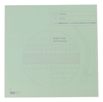 Lot 66 - STEREOPHONICS - JUST ENOUGH EDUCATION TO PERFORM - WHITE LABEL TEST PRESSING
