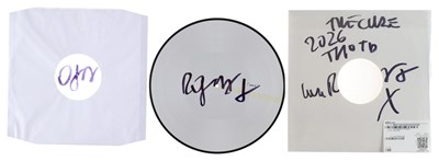 Lot 75 - THE CURE - THE HEAD ON THE DOOR - WHITE LABEL TEST PRESSING SIGNED BY ROBERT SMITH