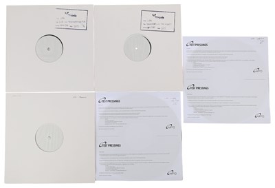Lot 94 - UFO - PHENOMENON; LIVE IN YOUNGSTOWN; STRANGERS IN THE NIGHT - WHITE LABEL TEST PRESSINGS