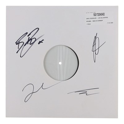 Lot 106 - STARSAILOR - LIVE IN LIVERPOOL - WHITE LABEL TEST PRESSING - SIGNED BY BAND