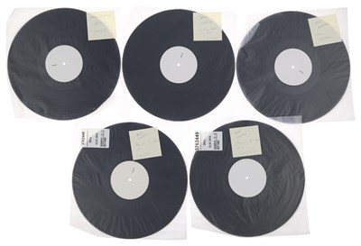 Lot 131 - MIKE OLDFIELD - QE2; FIVE MILES OUT; CRISES & OTHERS - WHITE LABEL TEST PRESSINGS