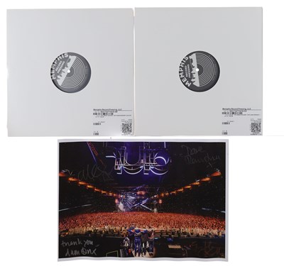 Lot 151 - BLUR - THE GREAT ESCAPE WHITE LABEL TEST PRESSING - WITH BLUR SIGNED PRINT.
