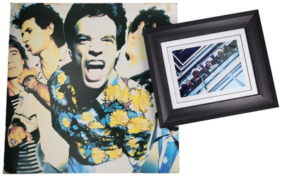 Lot 61 - SEX PISTOLS / ROLLING STONES - SHOP DISPLAY / PICTURE.