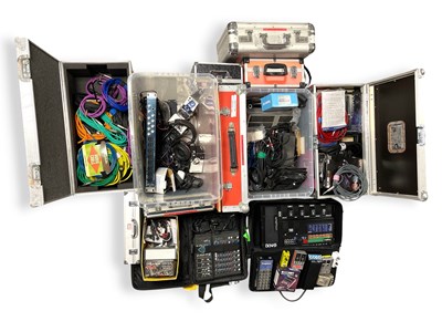 Lot 21 - MIXERS, EFFECTS, CABLING & SPARES.